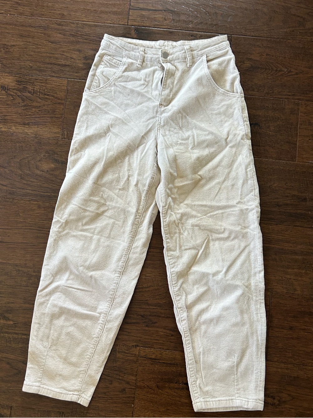 Women’s Corduroy Beige Pants - SHEIN